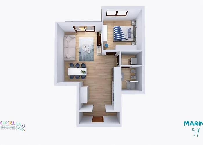 Fronte Mare - Marine 59 公寓 迪亚诺马里纳